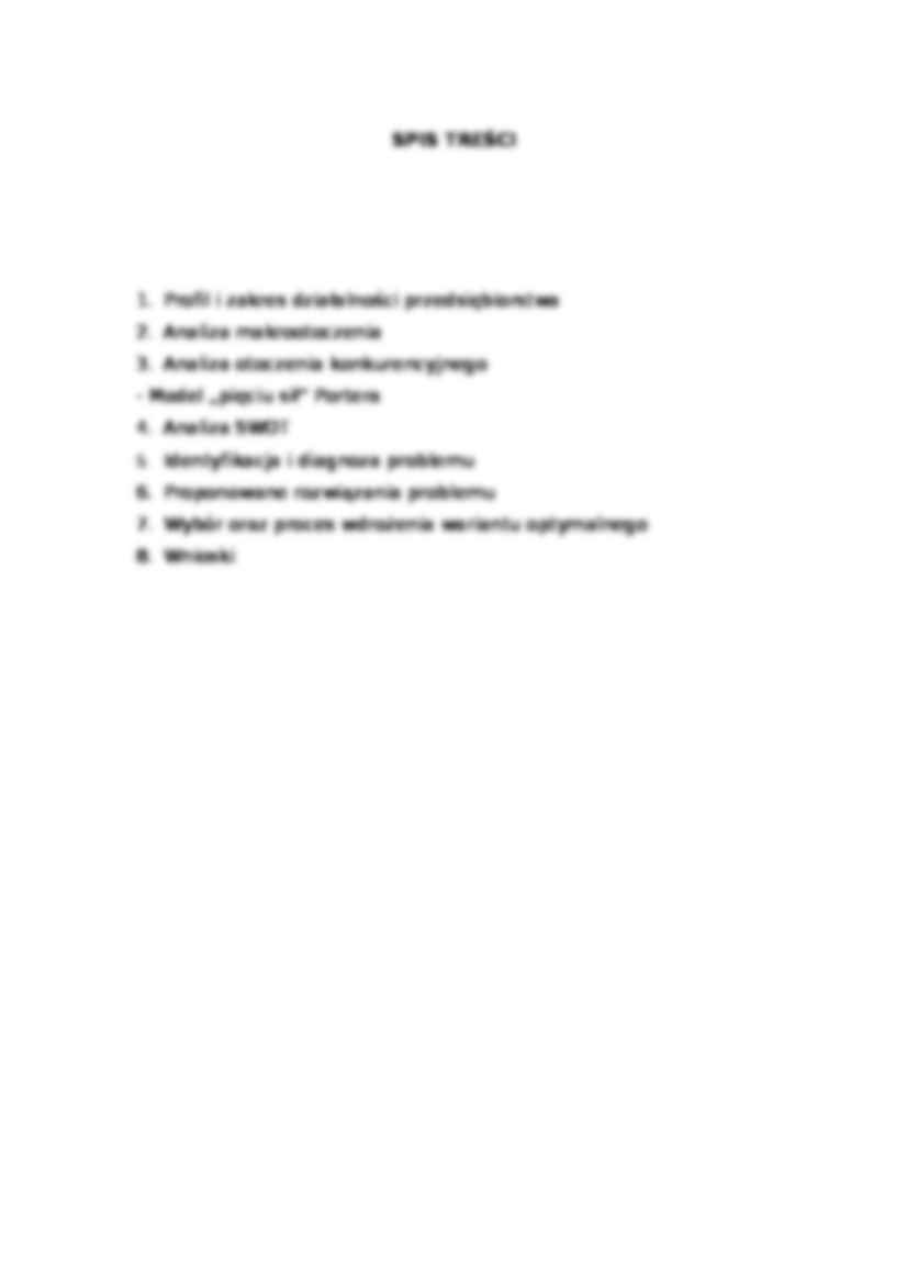 Projekt strategii przedsiębiorstwa - Wizerunek firmy - strona 2