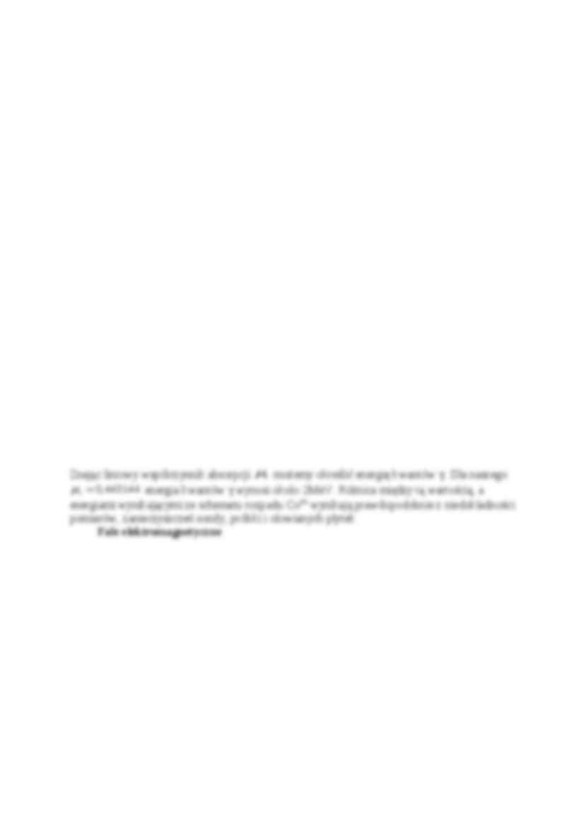 Wyznaczanie współczynnika absorpcji i energii promieniowania - strona 3