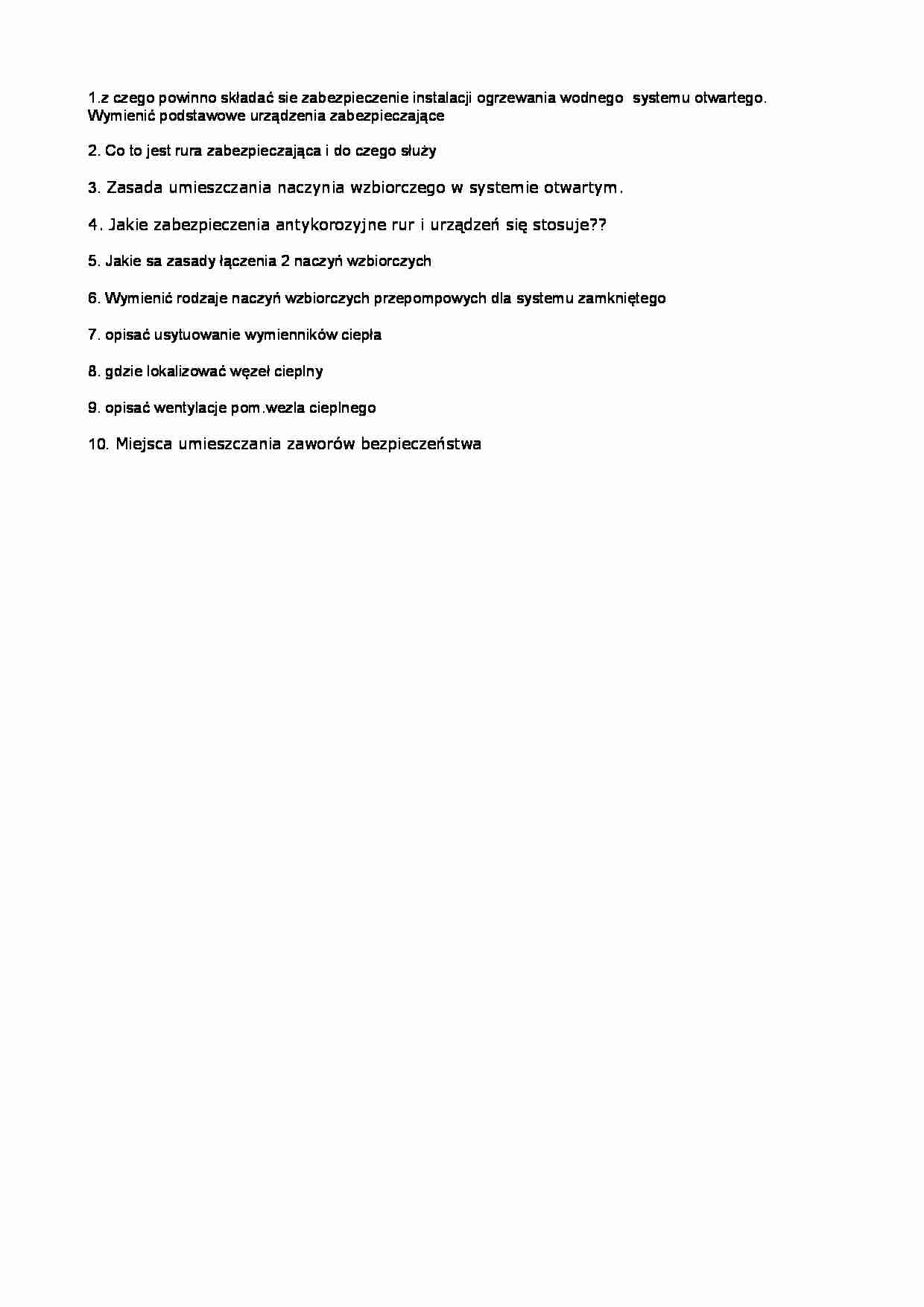 Wentylacja i klimatyzacja-pytania z zaliczenia - strona 1