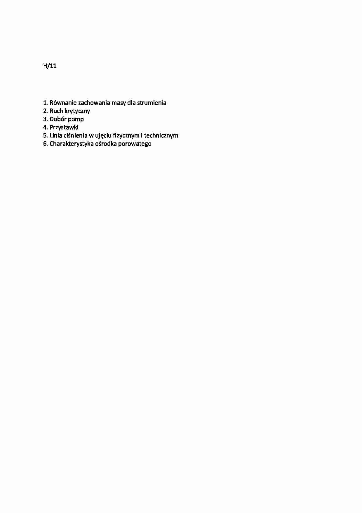 Hydraulika-egzamin z 2011 H11 - strona 1
