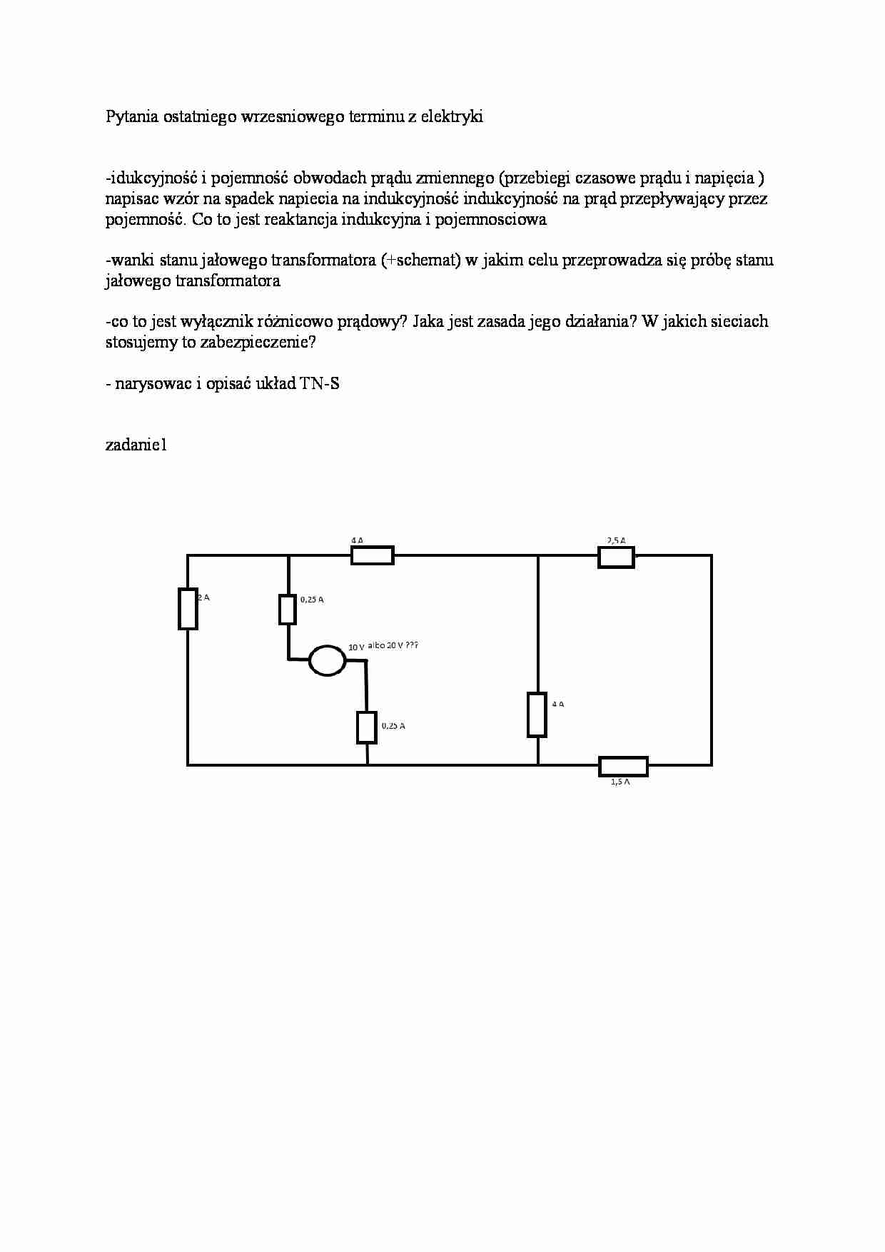 Pytania z egzaminu-urządzenia i instalacje elektryczne - strona 1