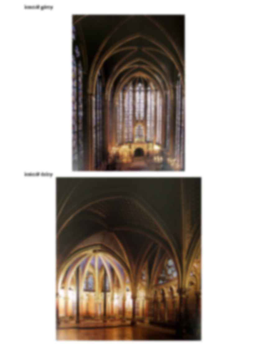 Gotyk katedralny we Francji-Sainte Chapelle - strona 2