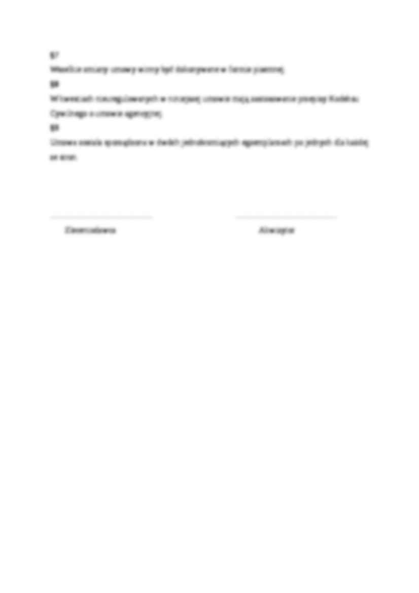Wzór pisma-Umowa akwizycji - strona 2