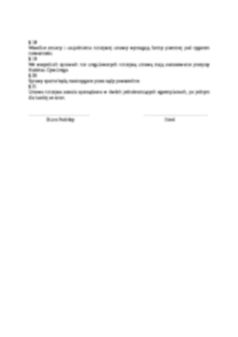 Umowa o świadczenie usług przez hotel na rzecz biura podróży - strona 3