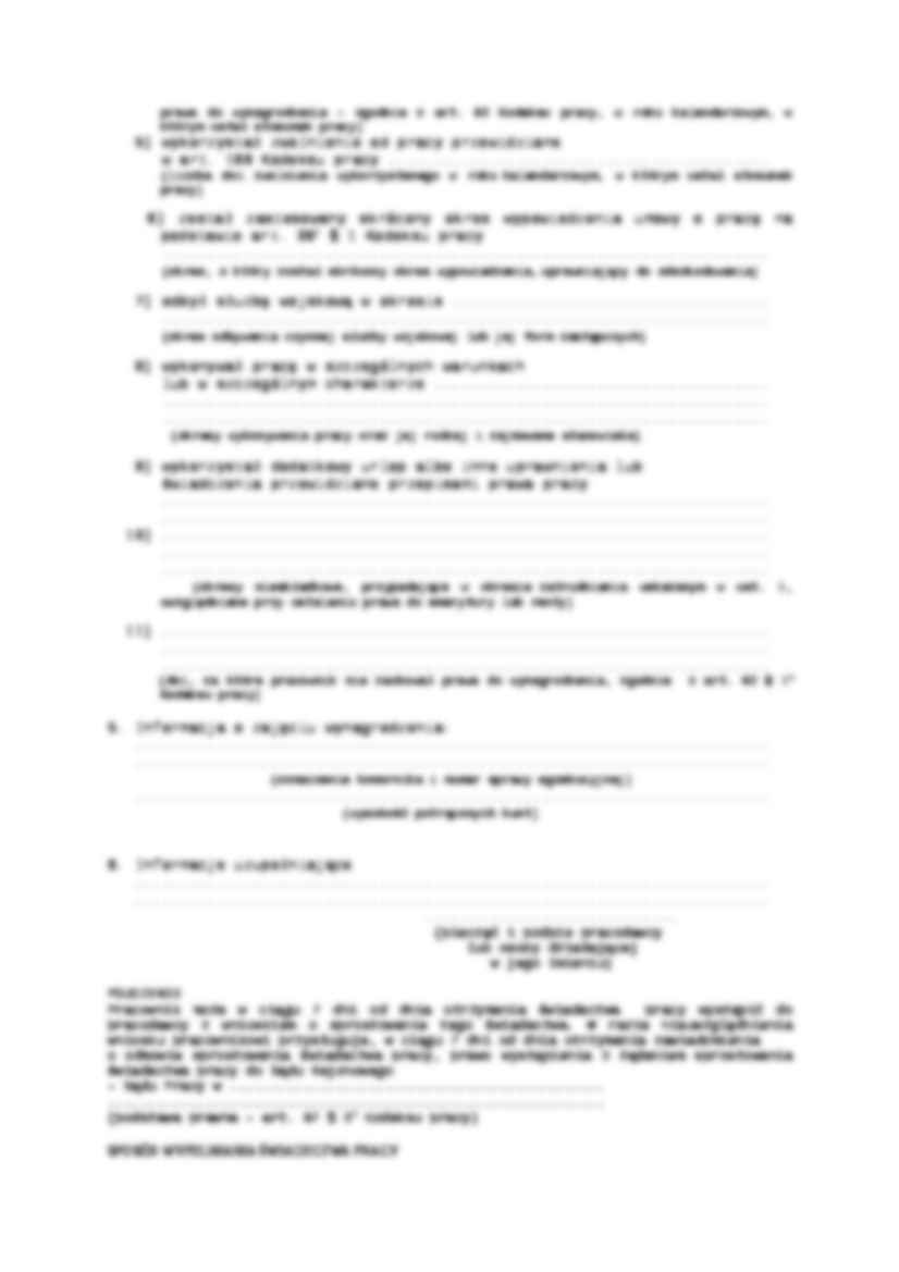 Wzór umowy-Świadectwo pracy - strona 2