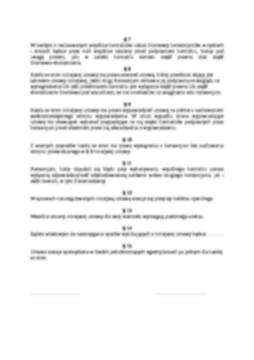 Wzór umowy-Umowa konsorcjum - strona 2