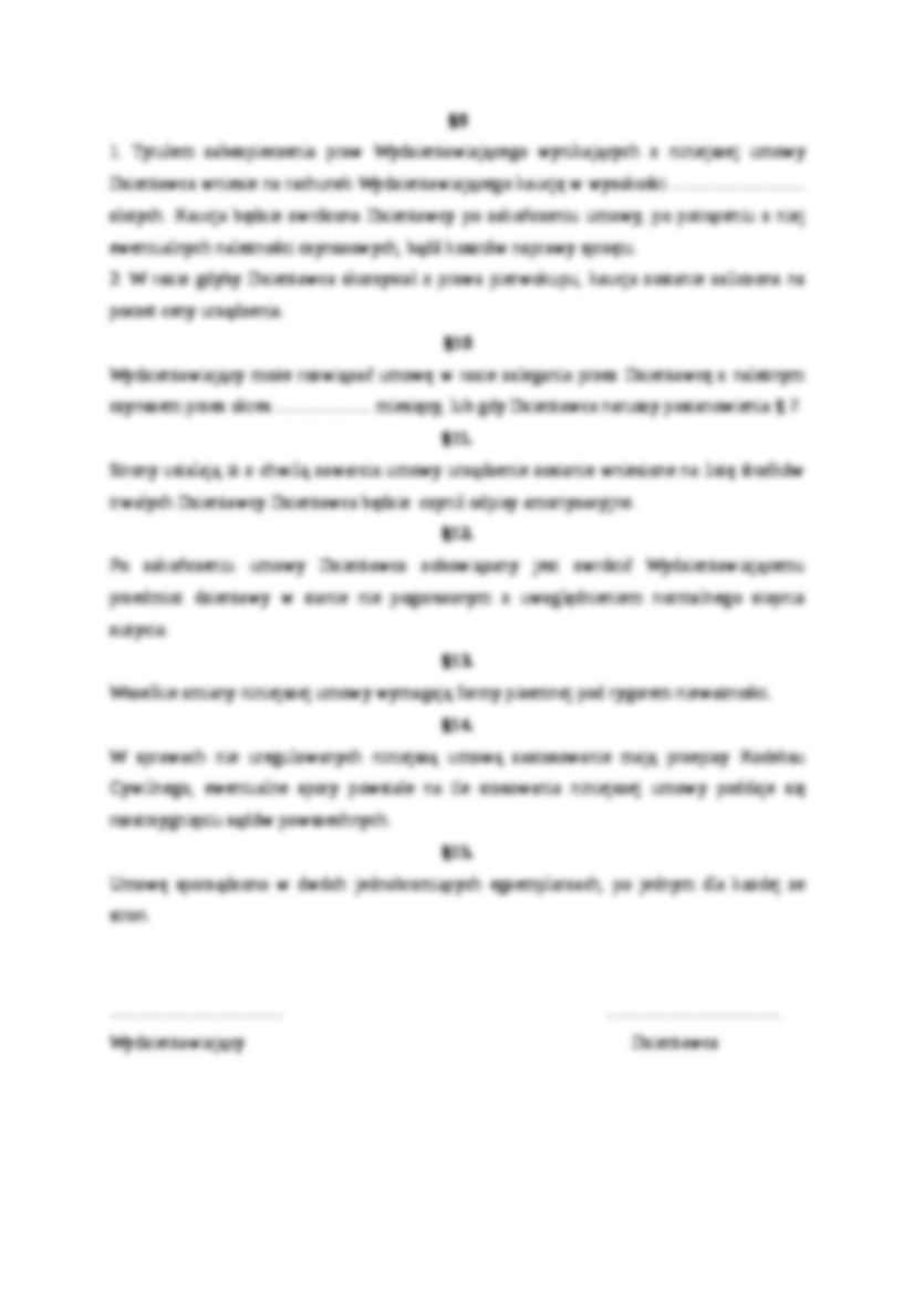Wzór-Umowa dzierżawy urządzenia - strona 2