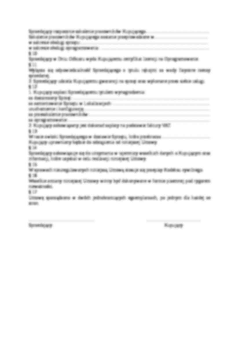 Wzór-Umowa o dostawę i instalację sprzętu komputerowego - strona 2