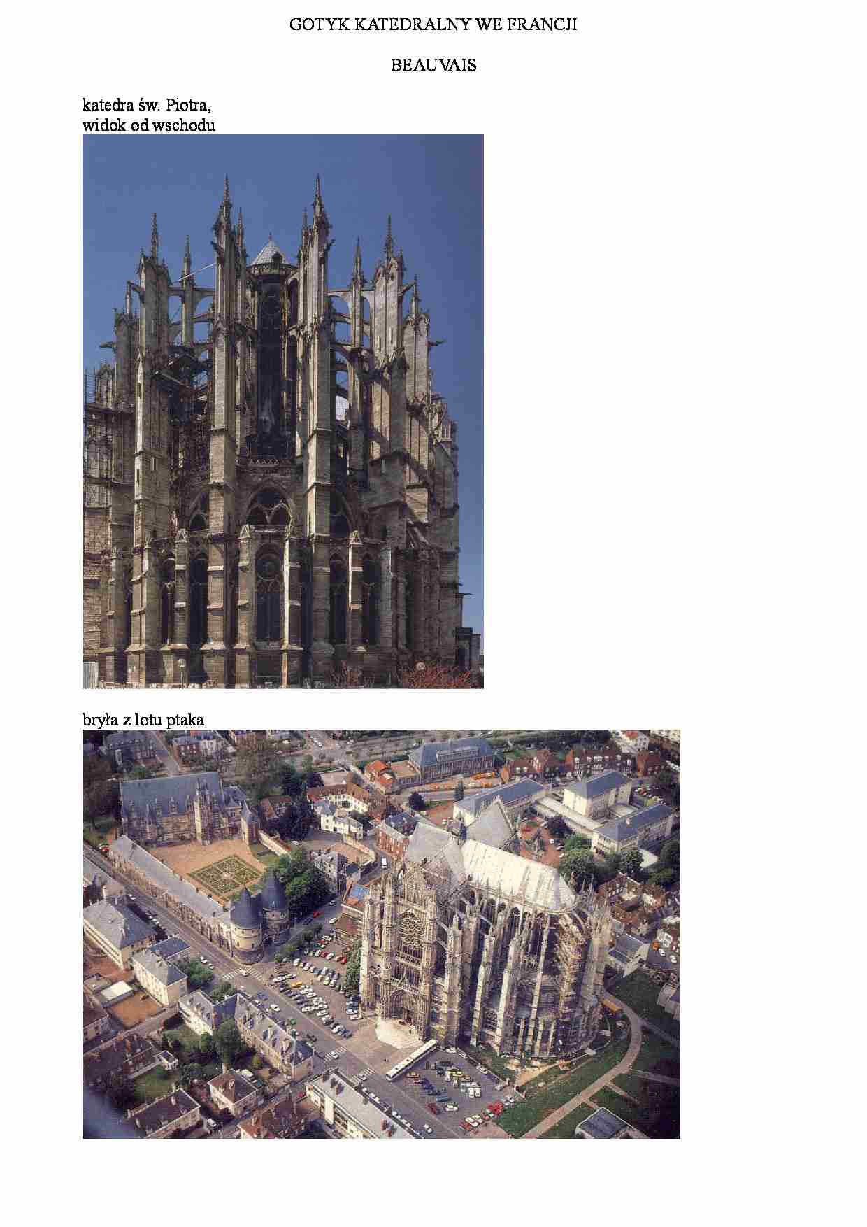 Gotyk katedralny we Francji-Beauvais - strona 1
