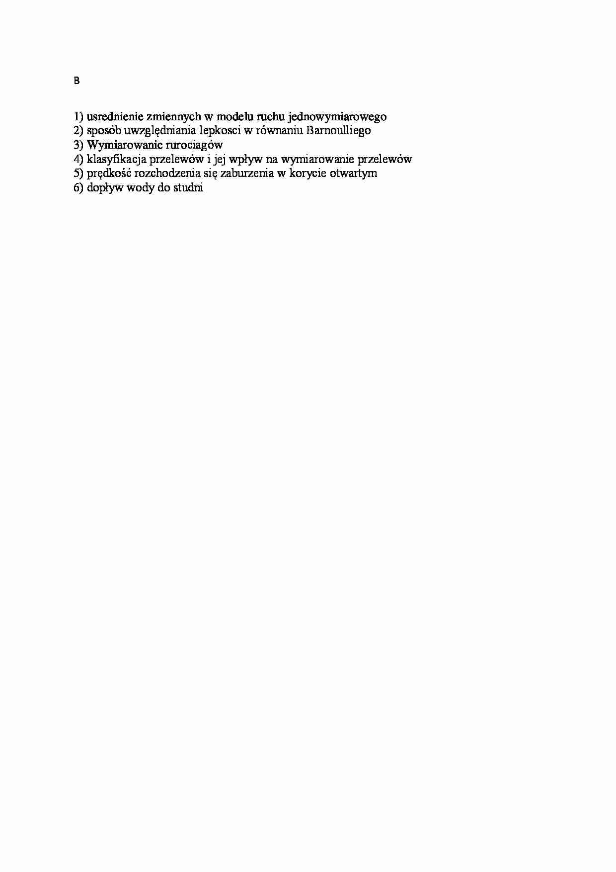Egzamin - hydraulika - strona 1