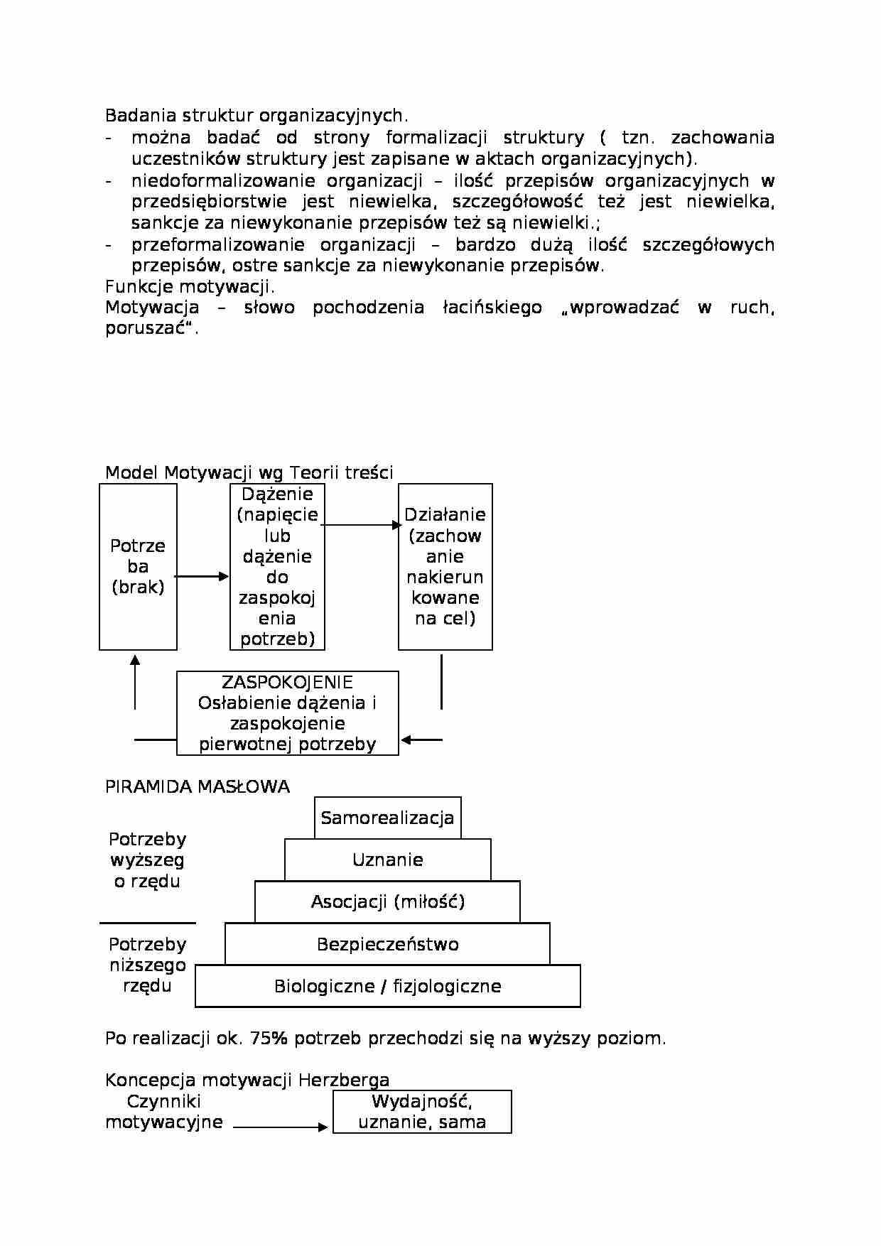 Badania struktur organizacyjnych-opracowanie - strona 1