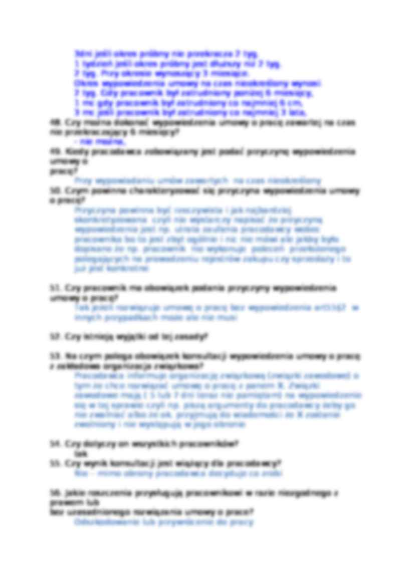 Egzamin z prawa pracy - strona 3