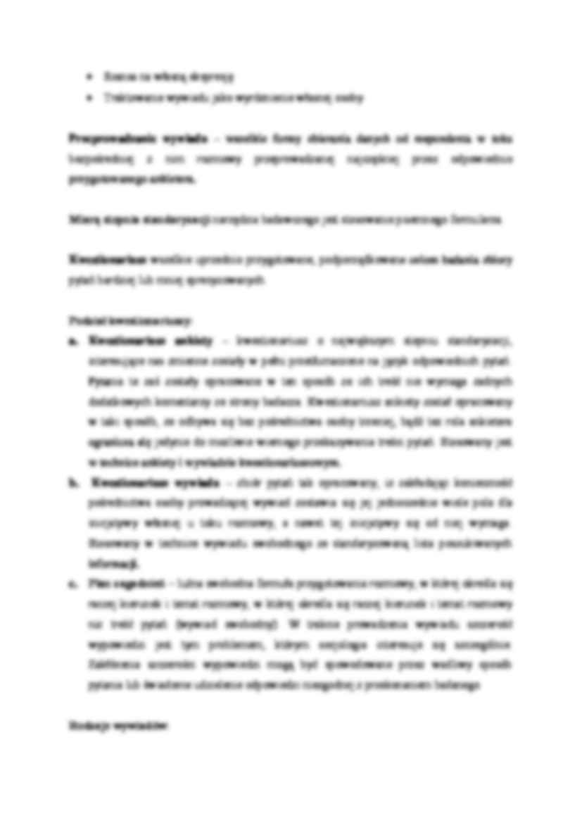 Techniki badań - komunikacja bezpośrednia - wykład  - strona 2