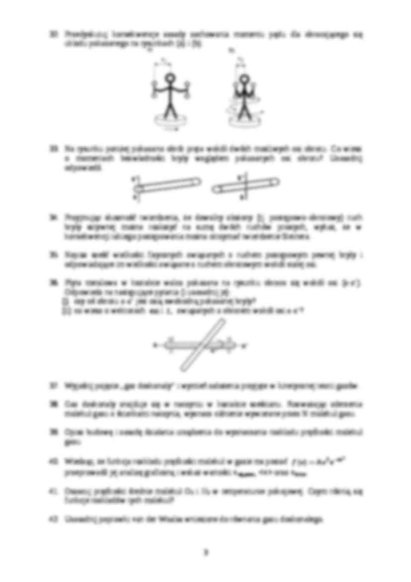 Pytania na egzamin z mechaniki i ciepła. - strona 3