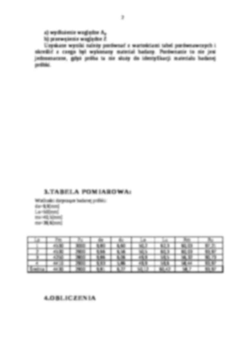 Badanie własności mechanicznych metali - strona 2