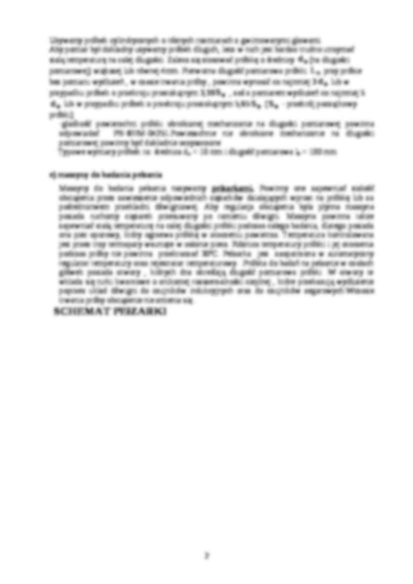 Badanie własności reologicznych metali - próba pełzania - schemat pełzarki - strona 2