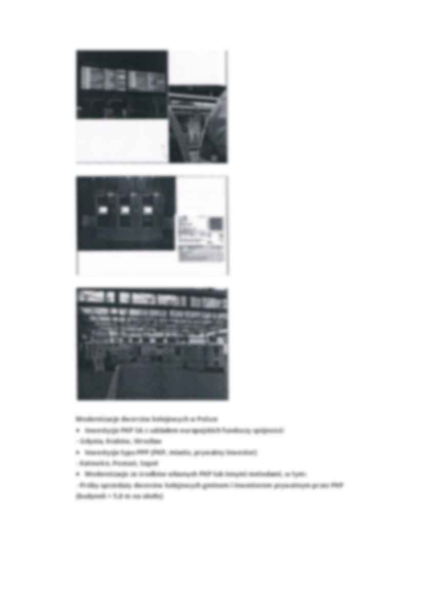 Wyposażenie dworców kolejowych - wykład - strona 3
