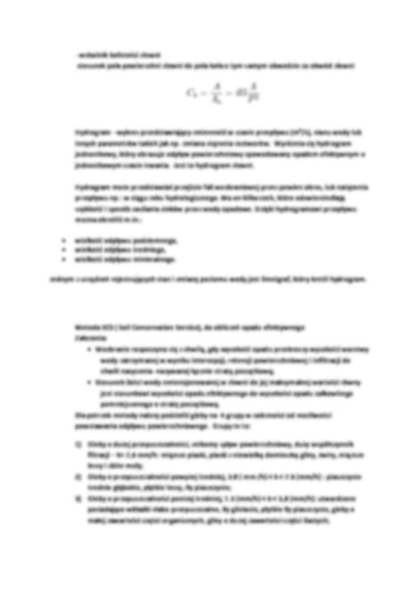 Obliczania hydrogramu jednostkowego - sprawozdanie - strona 2