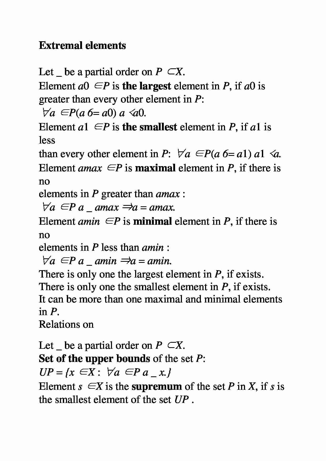 Elementy ekstremalne - strona 1