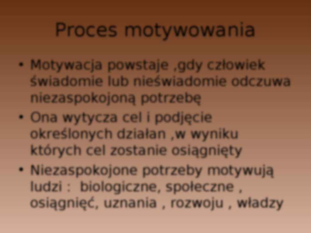 Efektywne motywowanie pracowników - prezentacja - strona 2