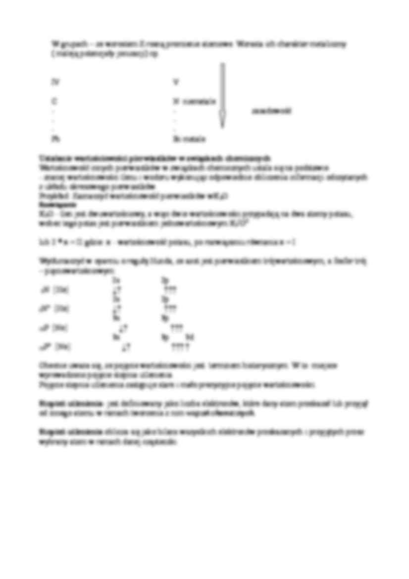 Właściwości pierwiastków w układzie okresowym - wykład - strona 2