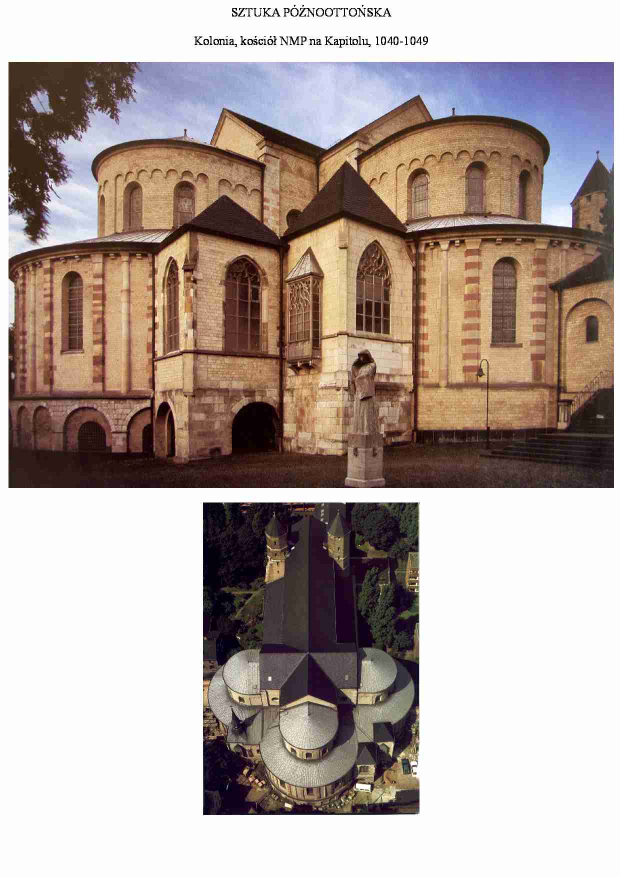 Sztuka ottońska-Kolonia, kościół NMP na Kapitolu - strona 1