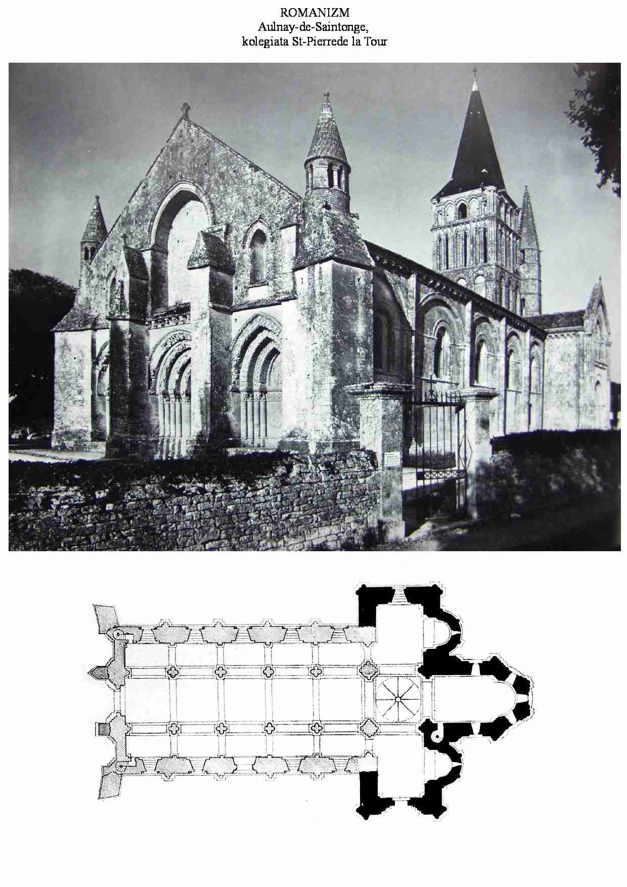 Aulnay-de-Saintonge, kolegiata St-Pierrede la Tour - strona 1
