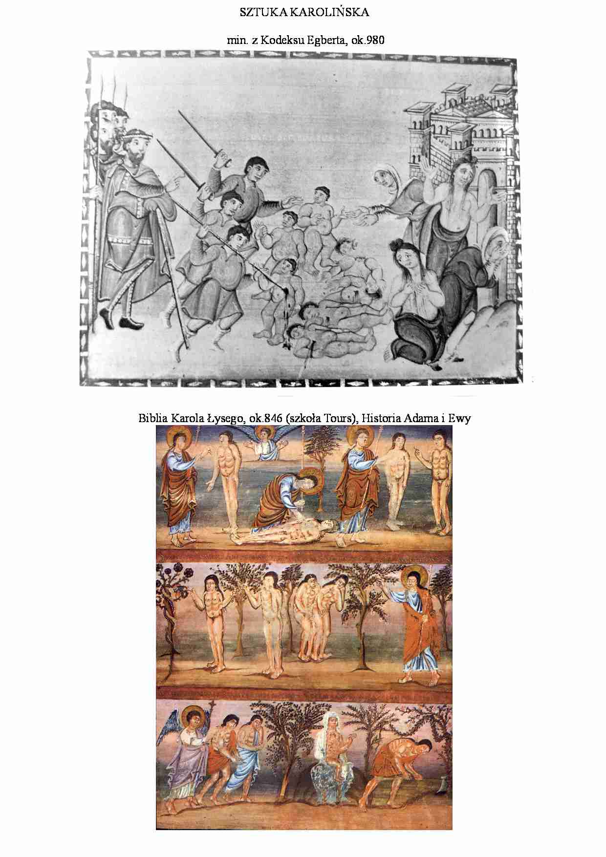 Sztuka karolińska-Biblia Karola Łysego - strona 1