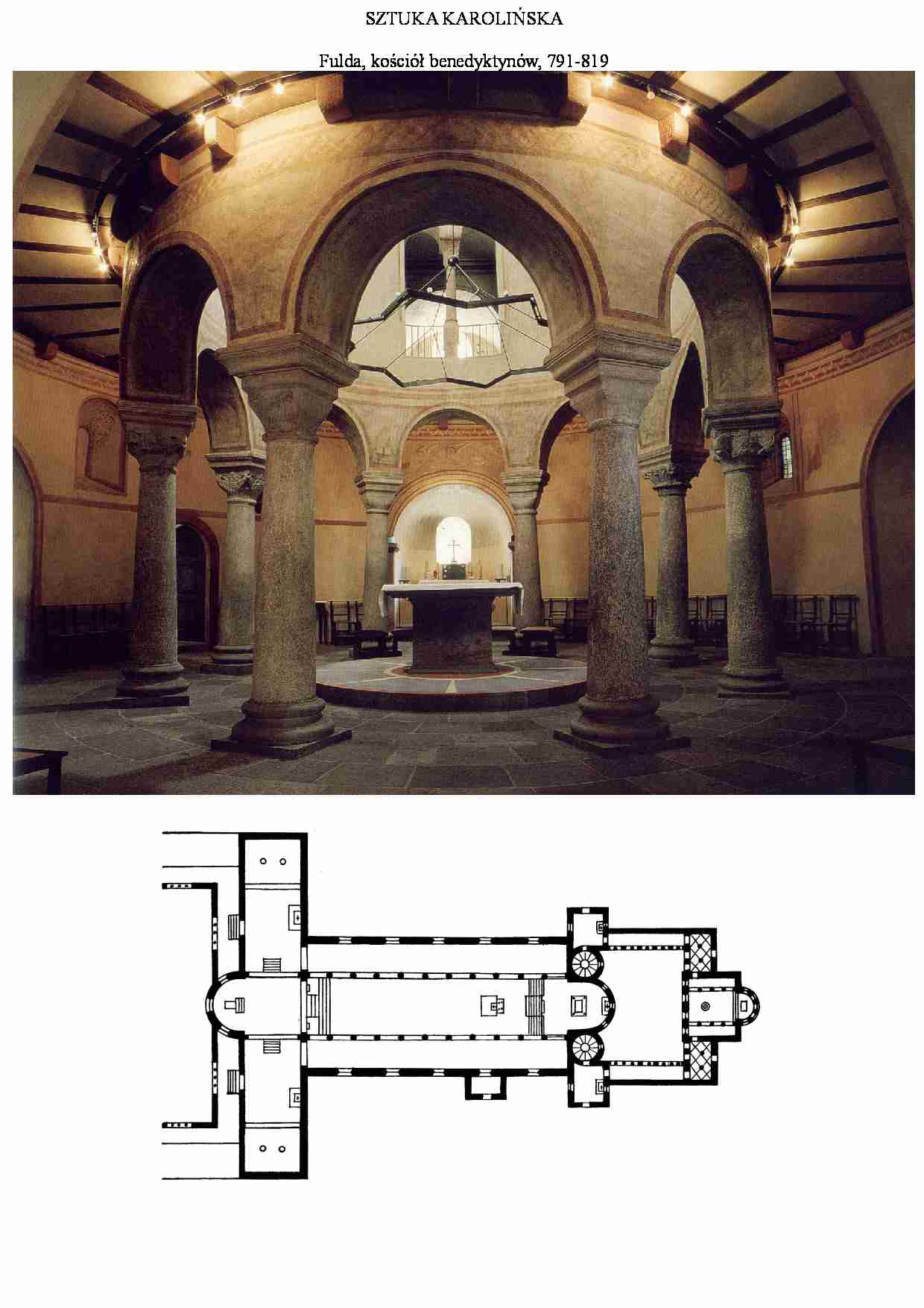 Sztuka karolińska-Fulda, kościół benedyktynów - strona 1
