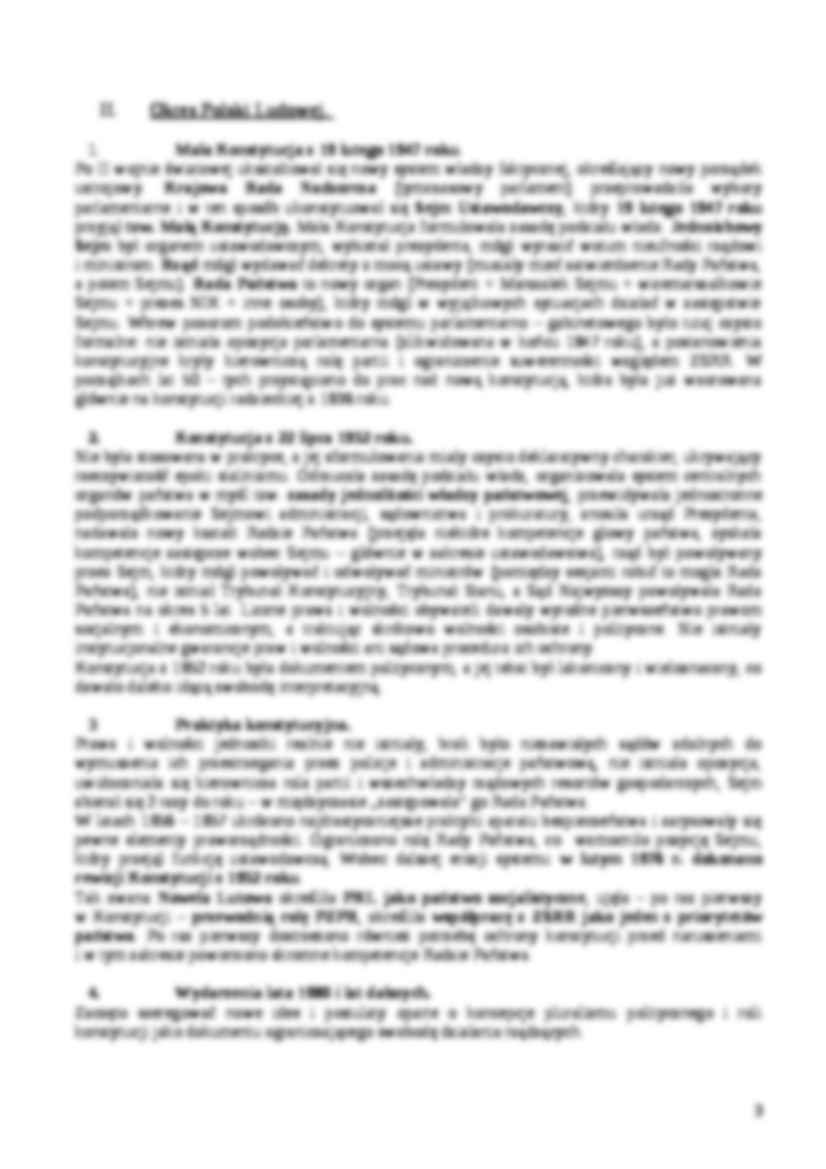 Polskie prawo konstytucyjne - skrypt. - strona 3