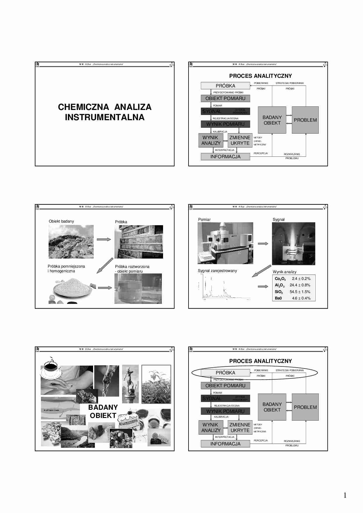 Chemiczna analiza 3 - omówienie - strona 1