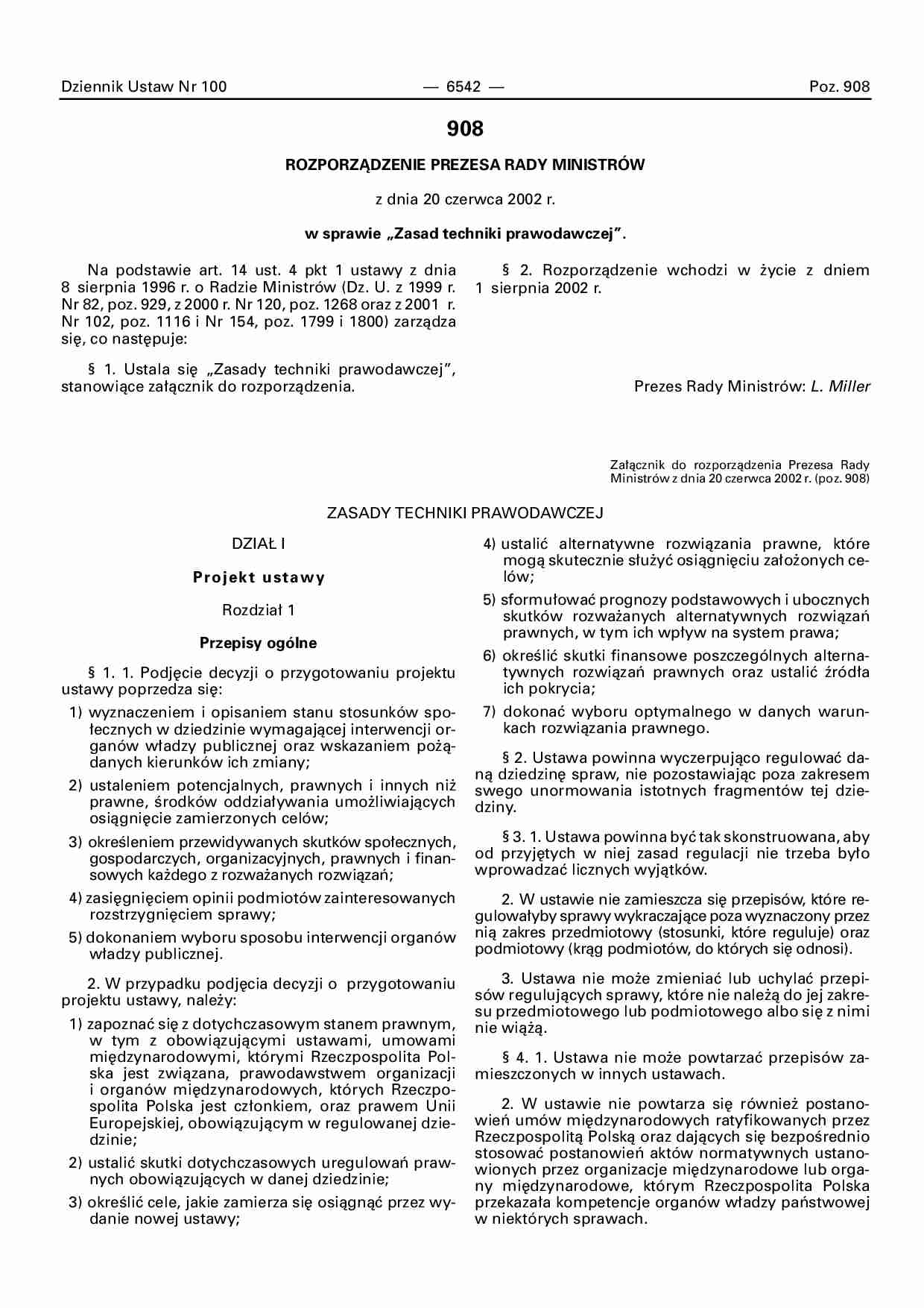 Zasady techniki prawodawczej - omówienie - strona 1