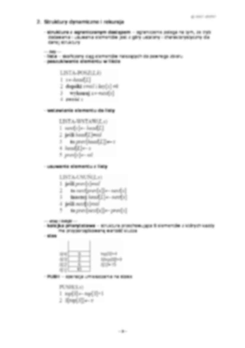 Lgorytmy i metody obliczeń - omówienie - strona 3