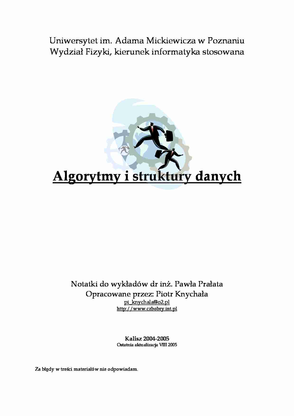Algorytmy i Struktury Danych - omówienie - strona 1