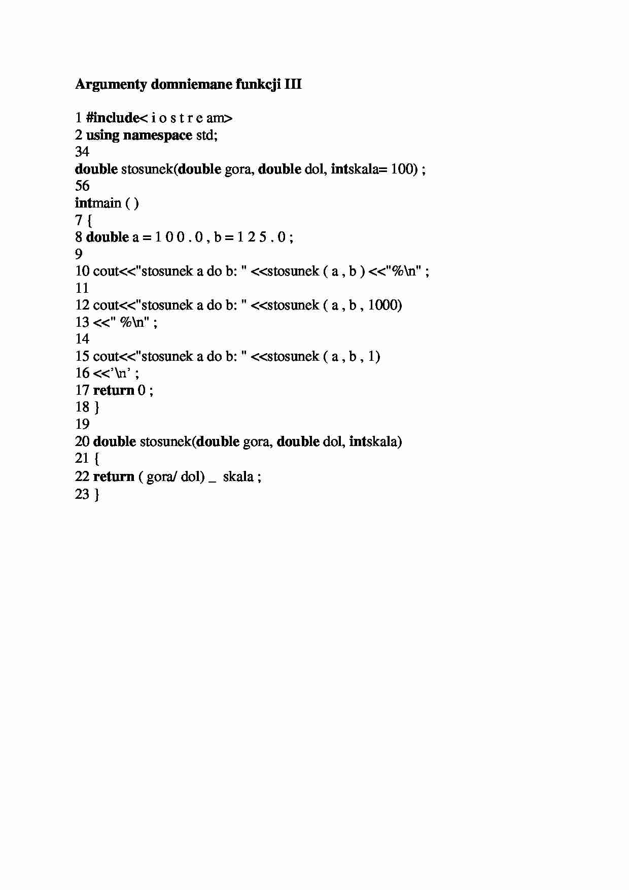 Argumenty domniemane funkcji III-opracowanie - strona 1