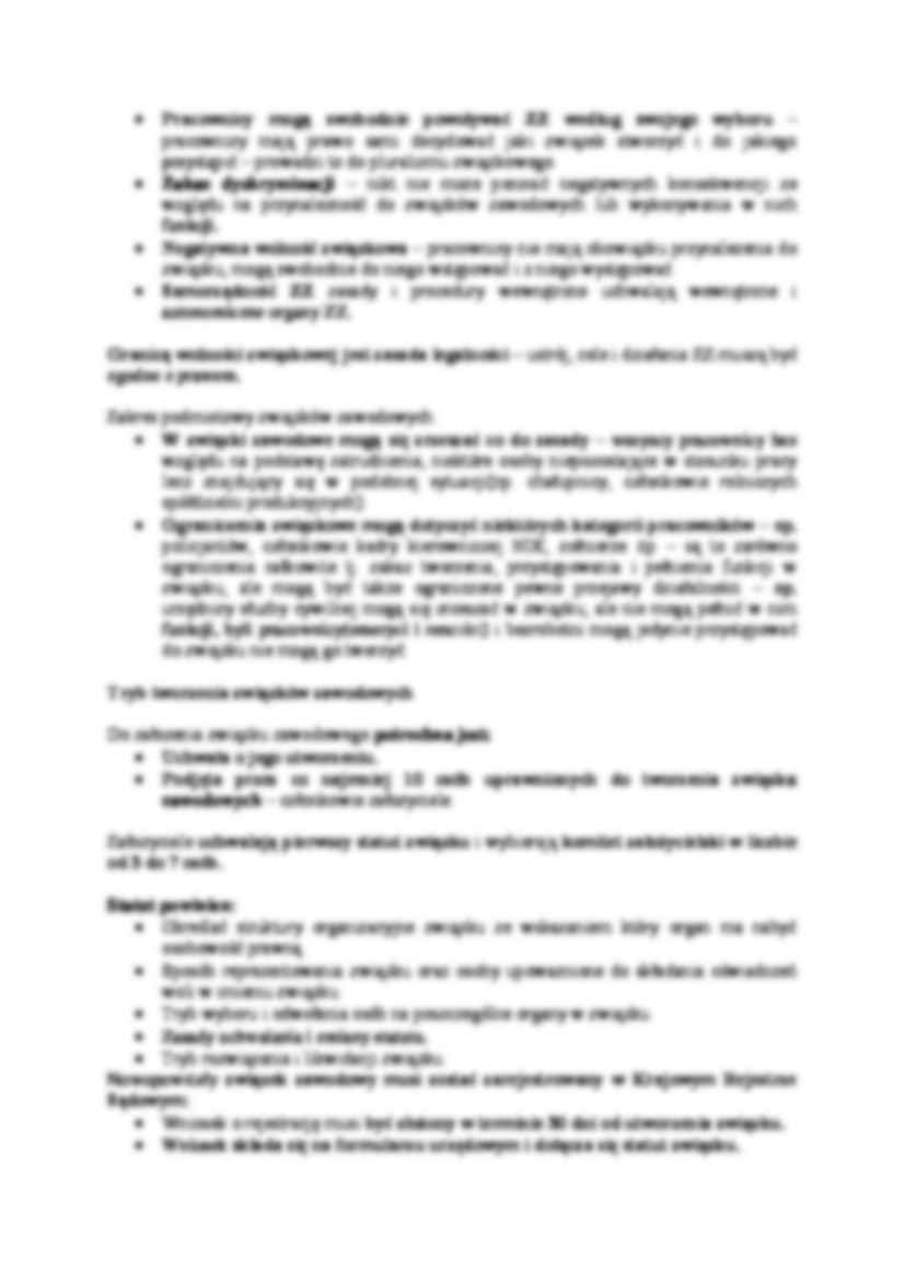 Reprezentacje pracowników i pracodawców w zbiorowym prawie pracy-opracowanie - strona 2