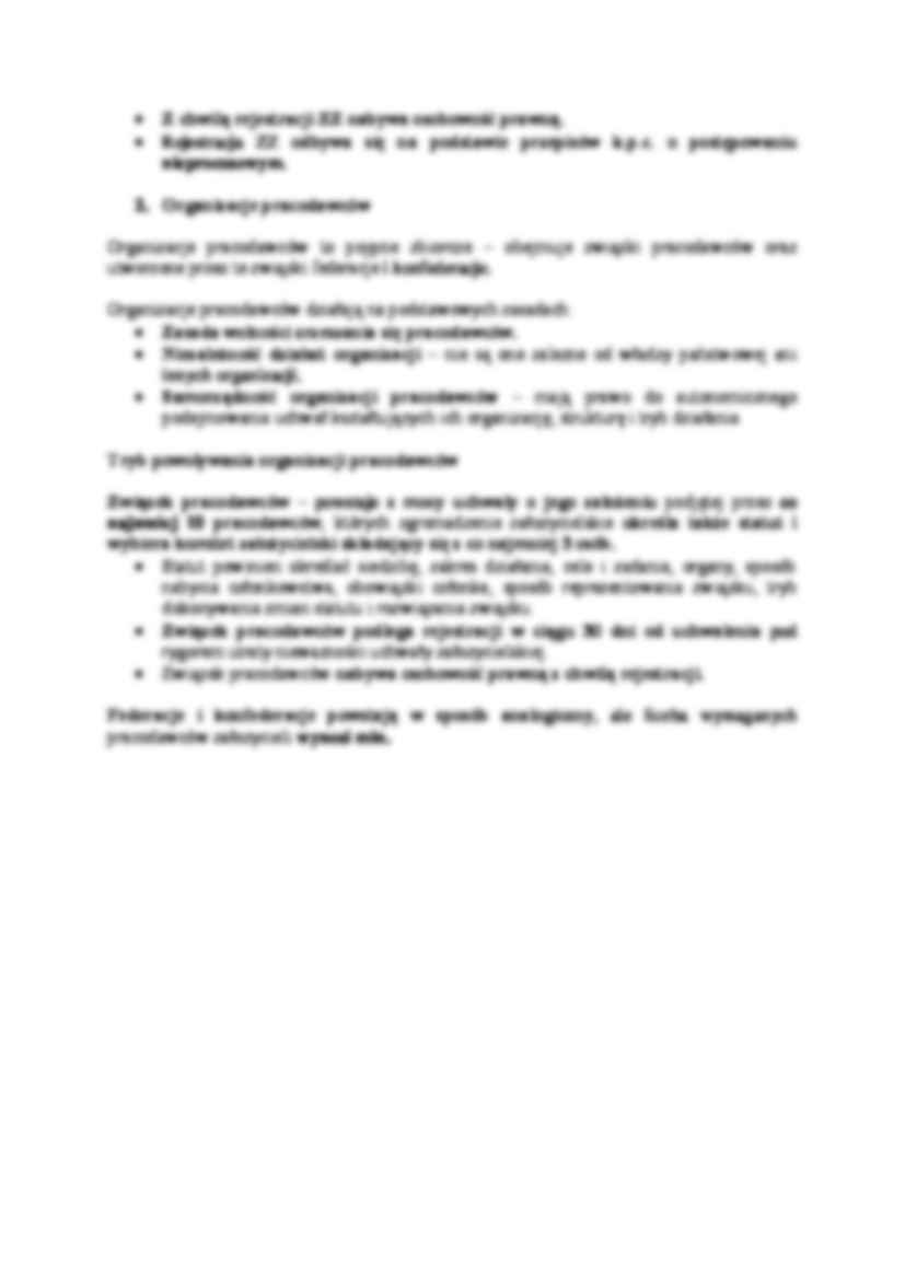 Reprezentacje pracowników i pracodawców w zbiorowym prawie pracy-opracowanie - strona 3