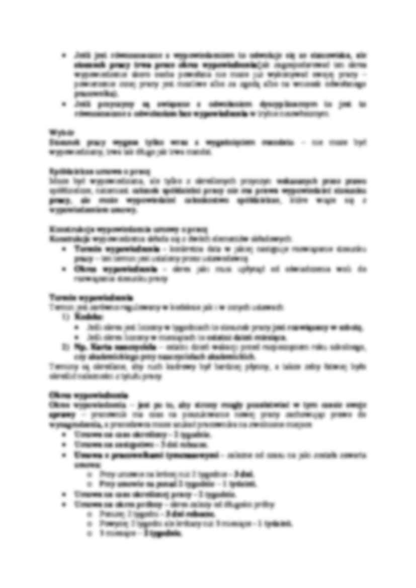 Rozwiązywanie umowy o pracę za wypowiedzeniem-opracowanie - strona 2
