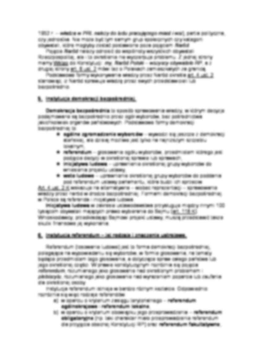 Podstawowe zasady ustroju III RP-opracowanie  - strona 2