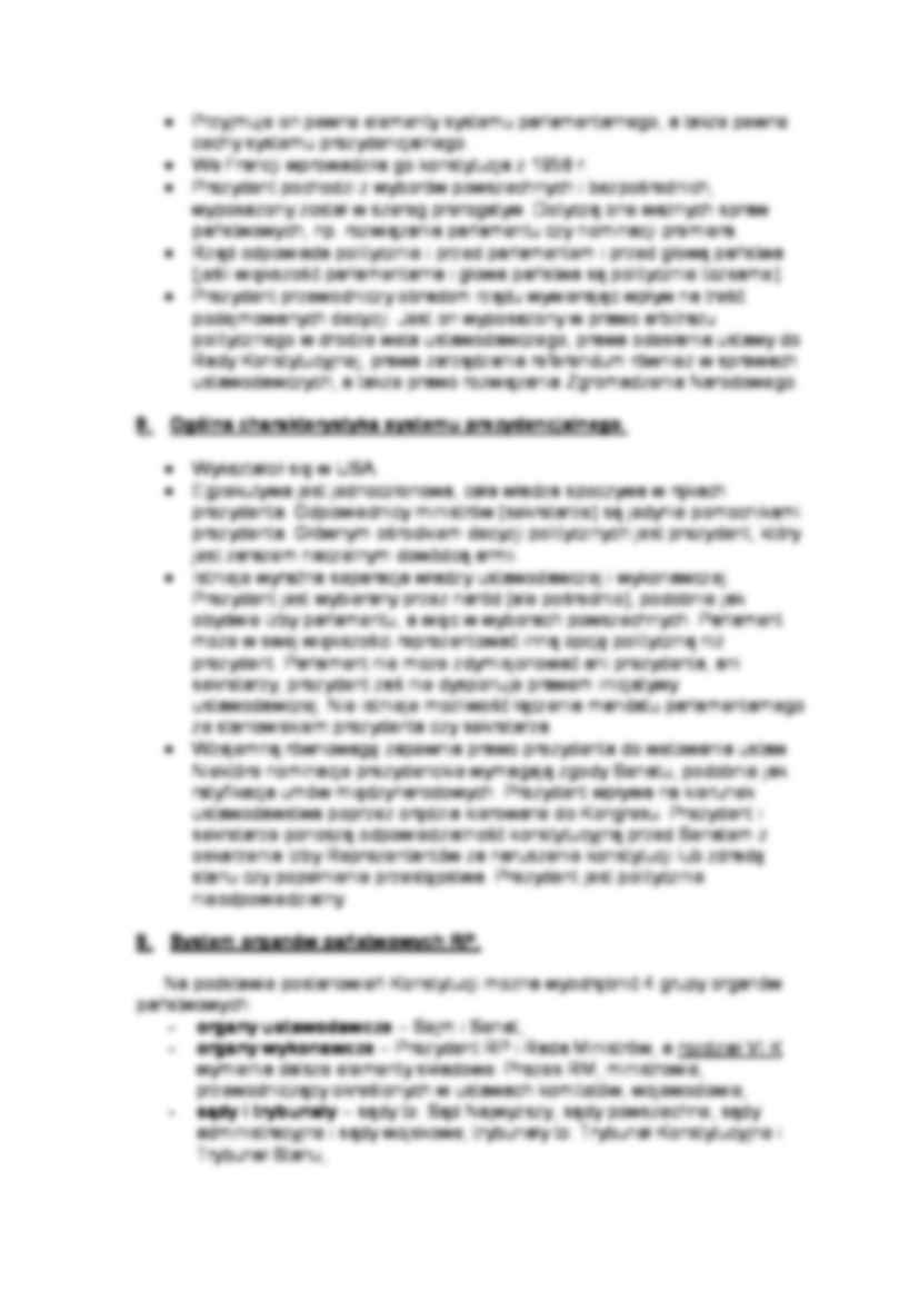 Systemy rządów-opracowanie  - strona 3