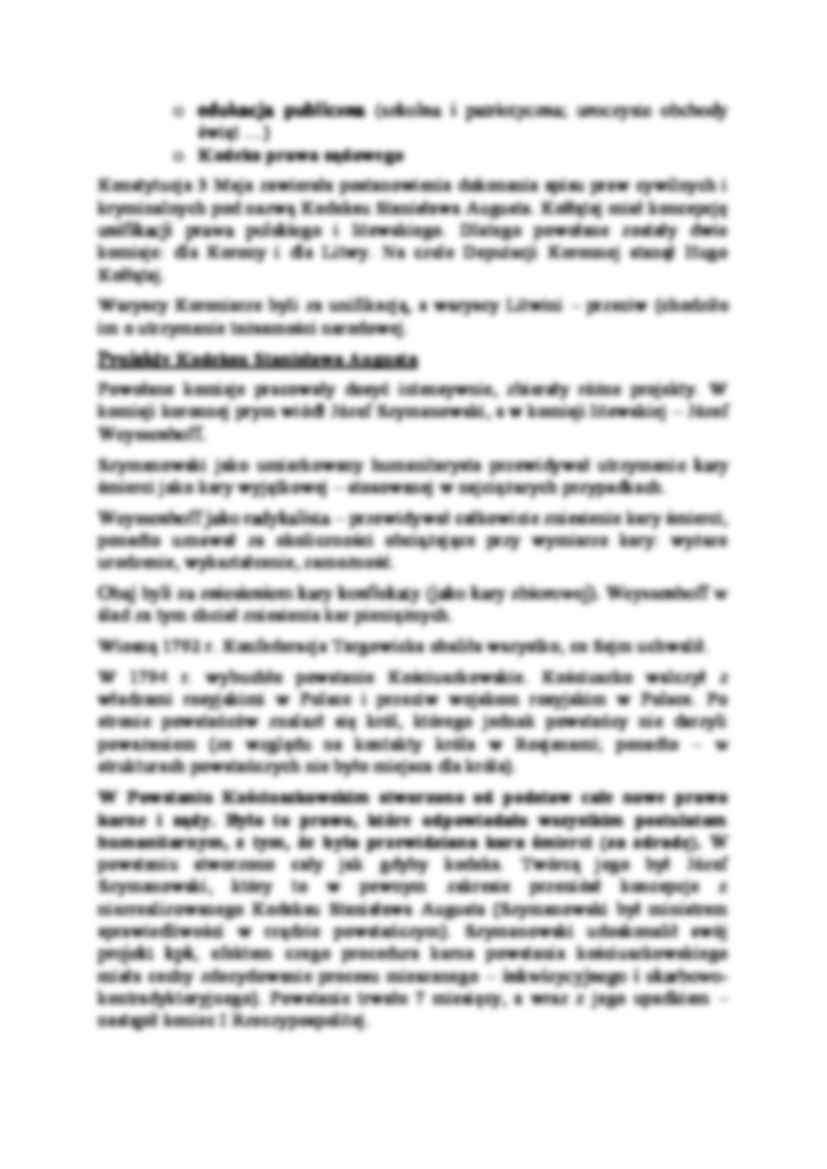Projekty kodyfikacyjne w Polsce epoki stanisławowskiej-opracowanie - strona 2