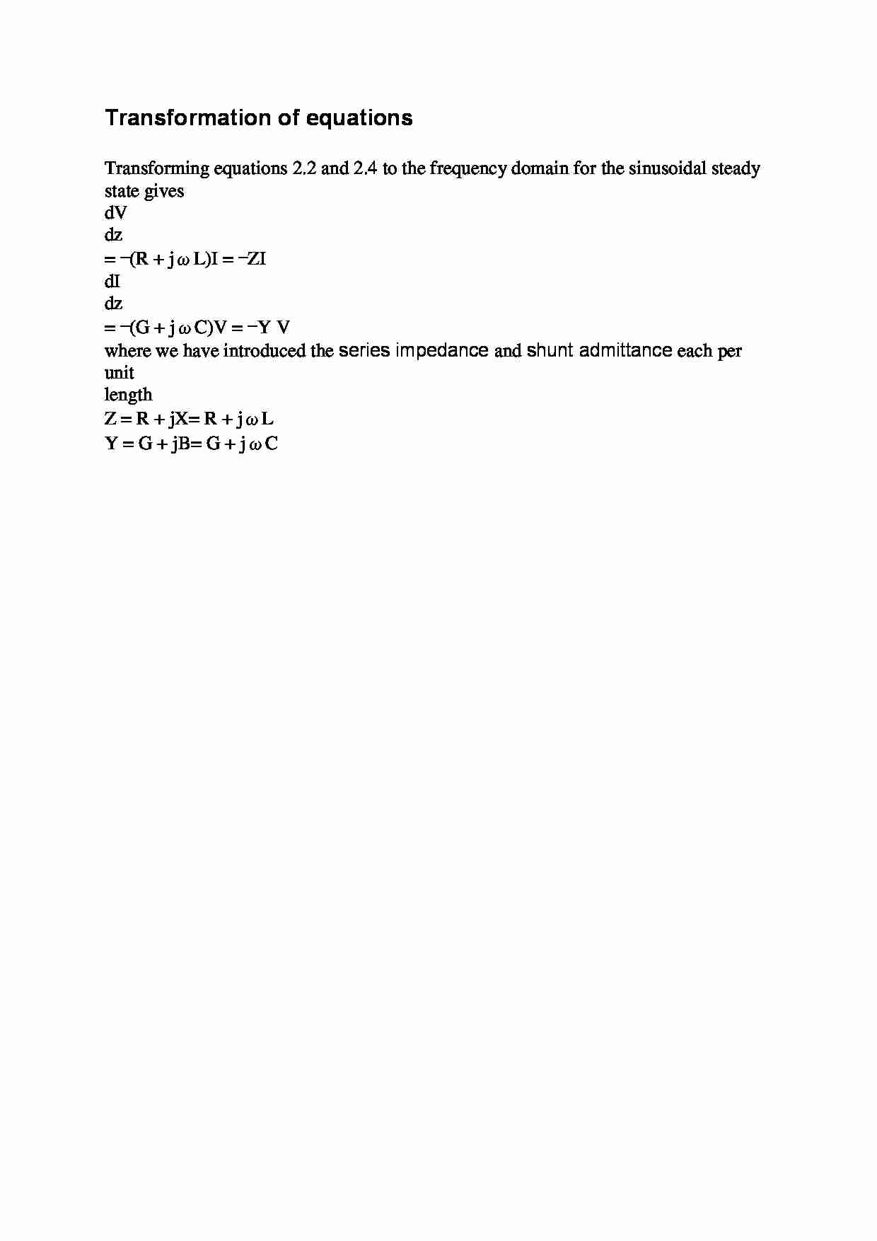 Transformation of equations - opracowanie - strona 1