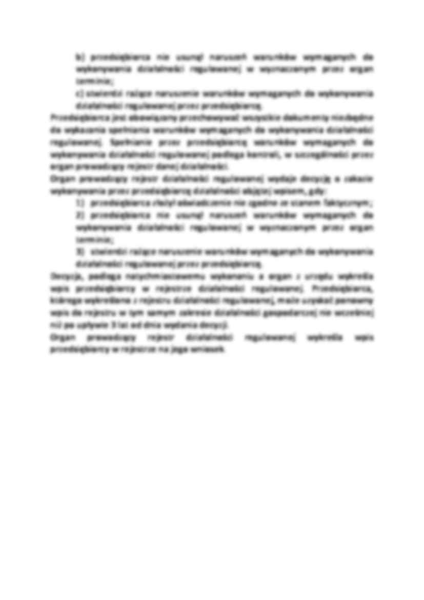 Pojęcie i warunki podjęcia działalności regulowanej według USDG - strona 3