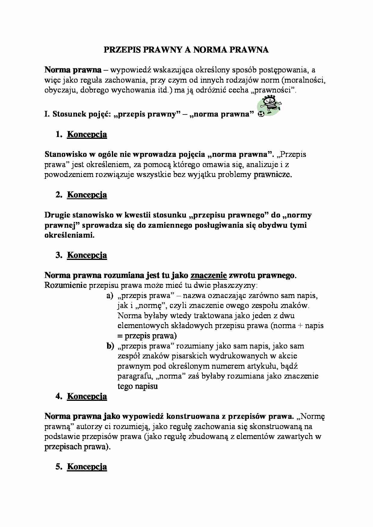 Norma Prawna A Przepis Prawny Przepis prawny a norma - wykład - Notatek.pl