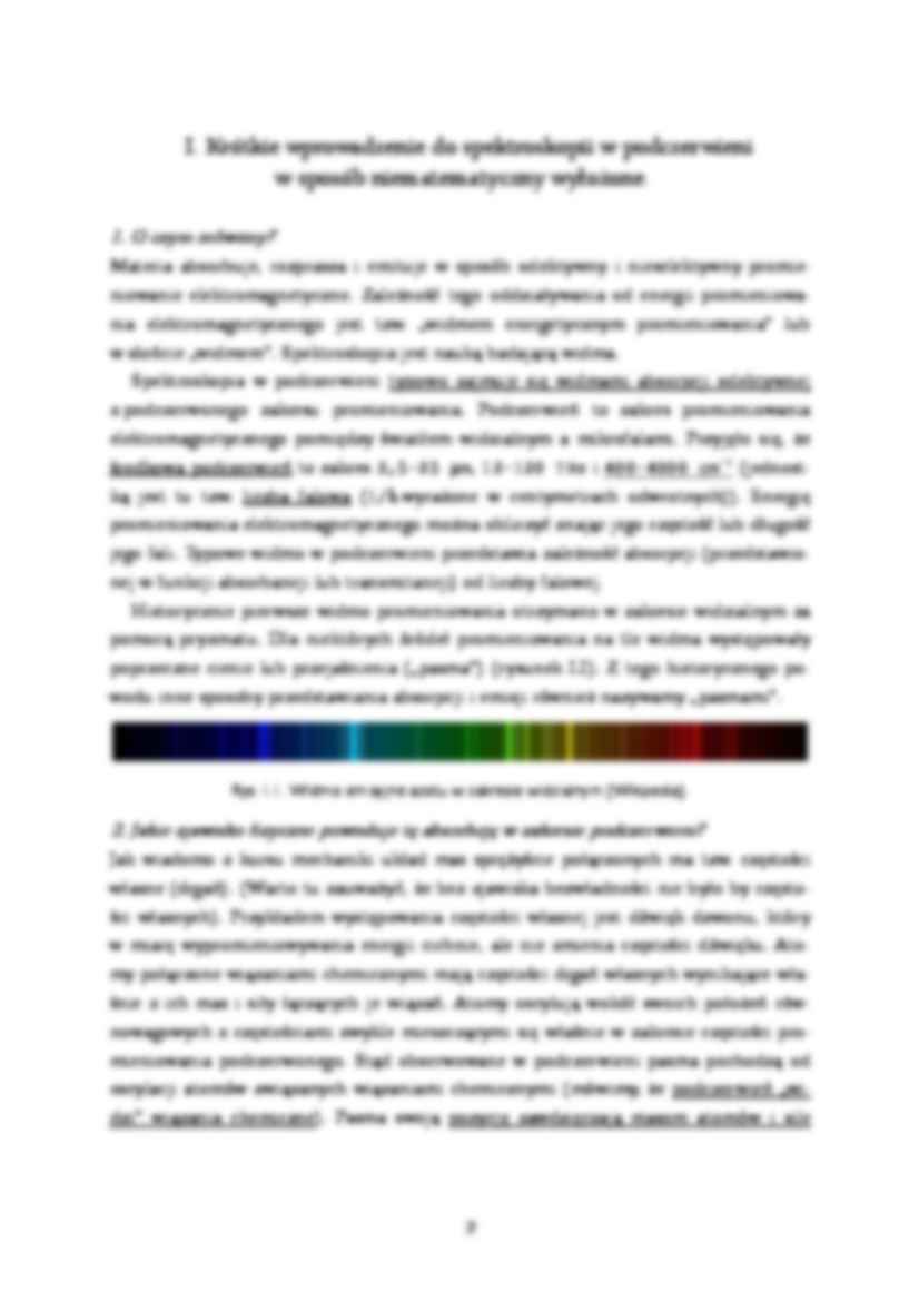 Spektroskopia w podczerwieni - omówienie - strona 2