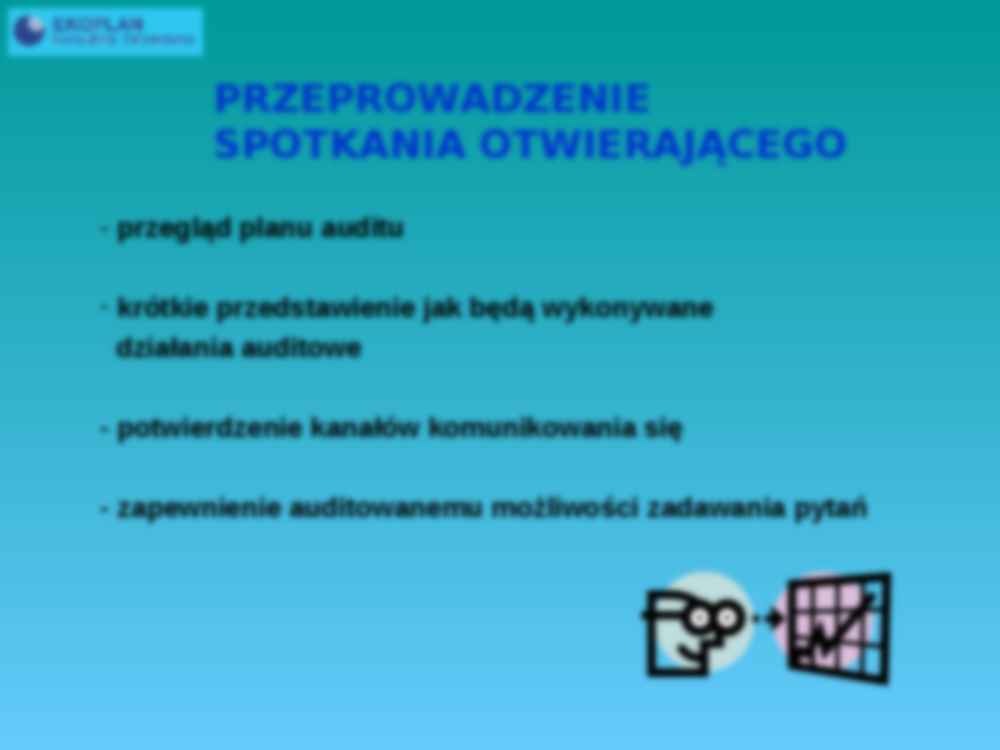 Przeprowadzenie auditu - prezentacja - strona 3