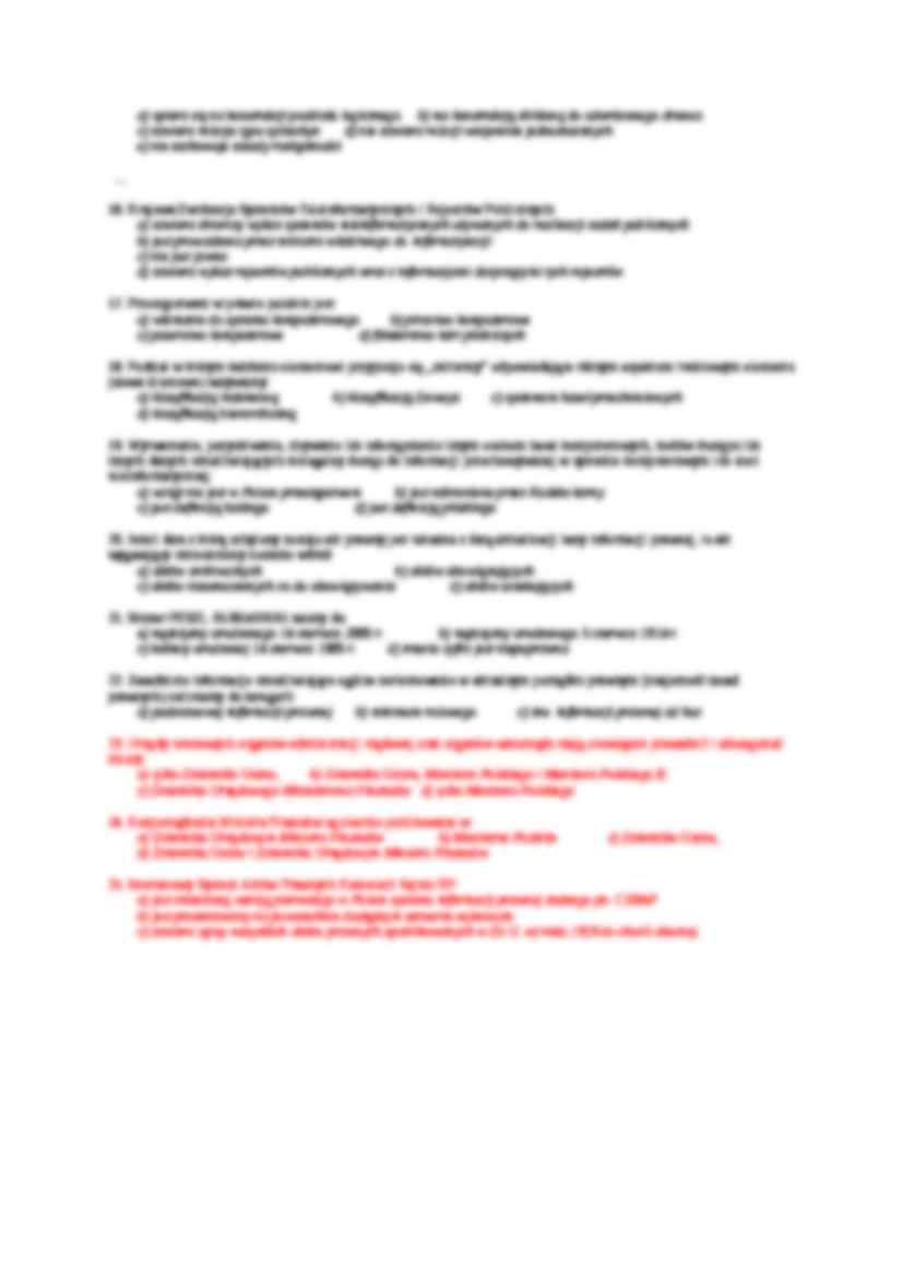 Informatyka prawnicza - testy 2005 - strona 2