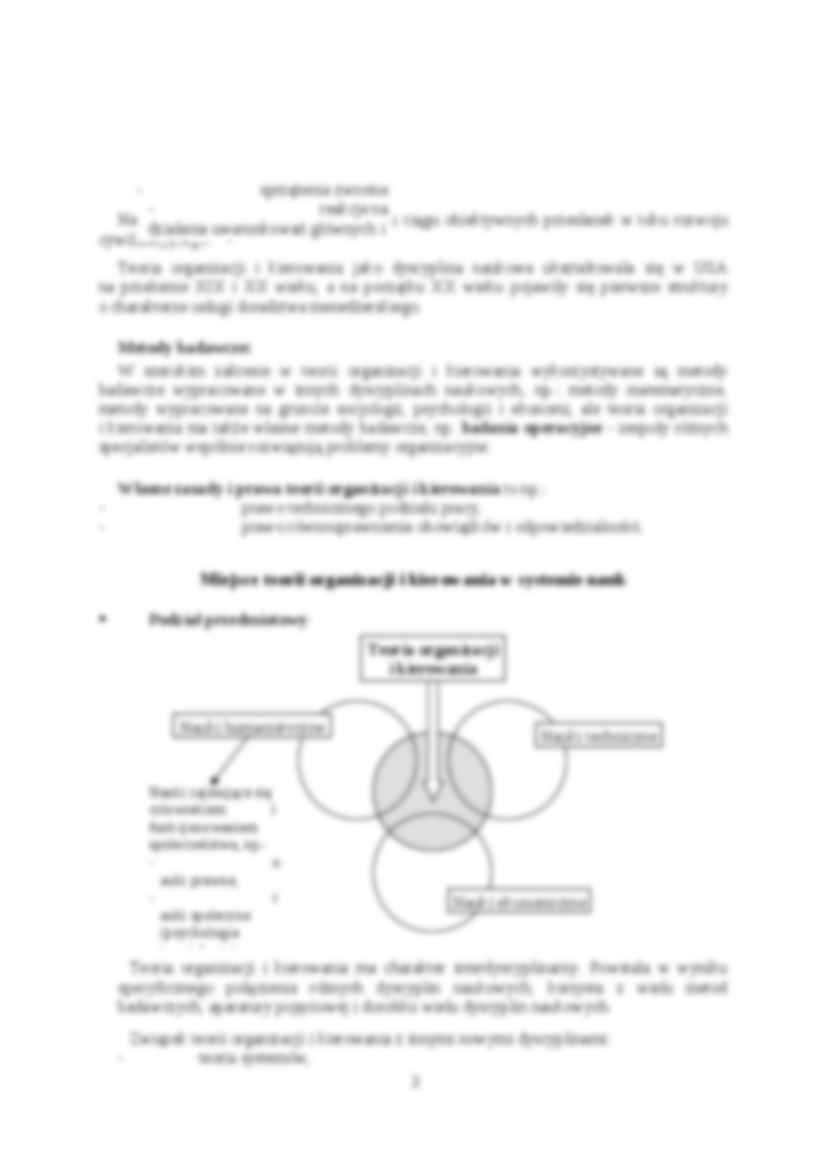 Wykład - teoria organizacji i kierowania - strona 3