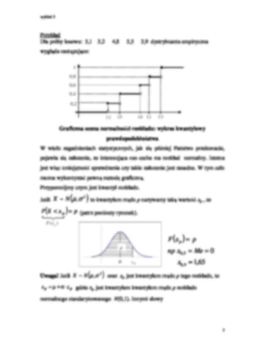 Statystyka matematyczna -wykład (sem. IV) (3) - strona 2