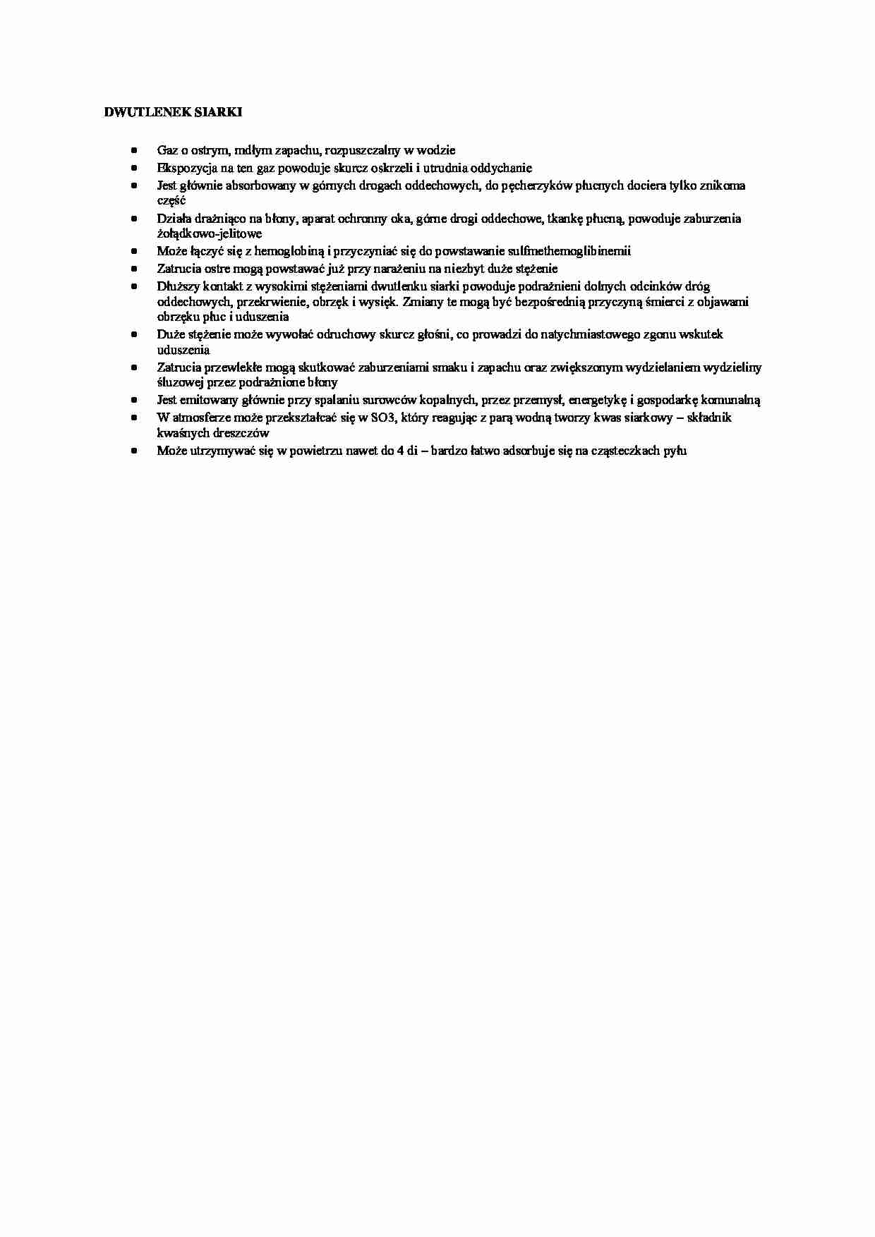 Dwutlenek siarki - wykład - strona 1